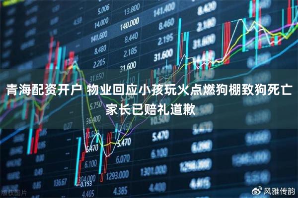 青海配资开户 物业回应小孩玩火点燃狗棚致狗死亡 家长已赔礼道歉