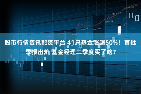 股市行情资讯配资平台 41只基金涨超50%！首批季报出炉 基金经理二季度买了啥？