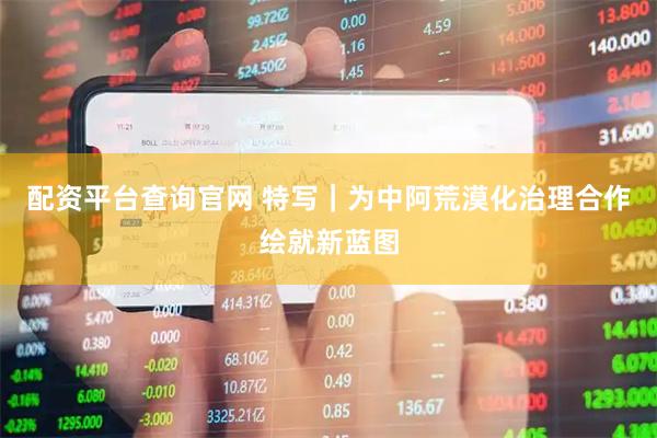 配资平台查询官网 特写|为中阿荒漠化治理合作绘就新蓝图